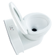 Caravan Semi-Ceramic Swivel Cassette Toilet