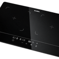 Global 2300W Dual Zone Caravan Induction Cooktop