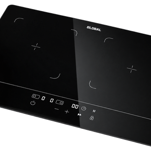 Global 2300W Dual Zone Caravan Induction Cooktop