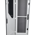 White RV AD Long Glass Door - Left Hand Hinge