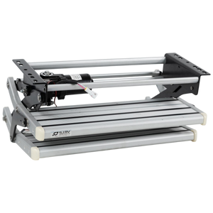 Double Electric Caravan Step with LED – 280mm Drop