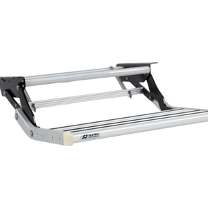 SJ RV Single Manual Drop Down Step with LED Light - 130mm Drop Down