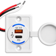 Caravan Flush Mount USB-A & USB-C PD Outlet – 30W