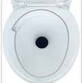 Caravan Semi-Ceramic Swivel Cassette Toilet