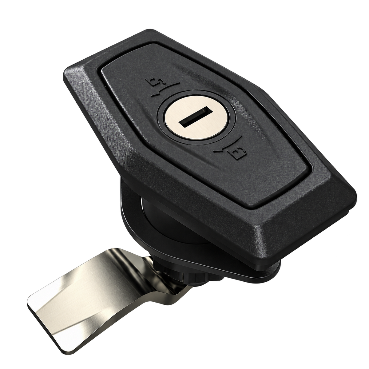 Caravan Service & Luggage Door Push-Button Lock with Random Number Key